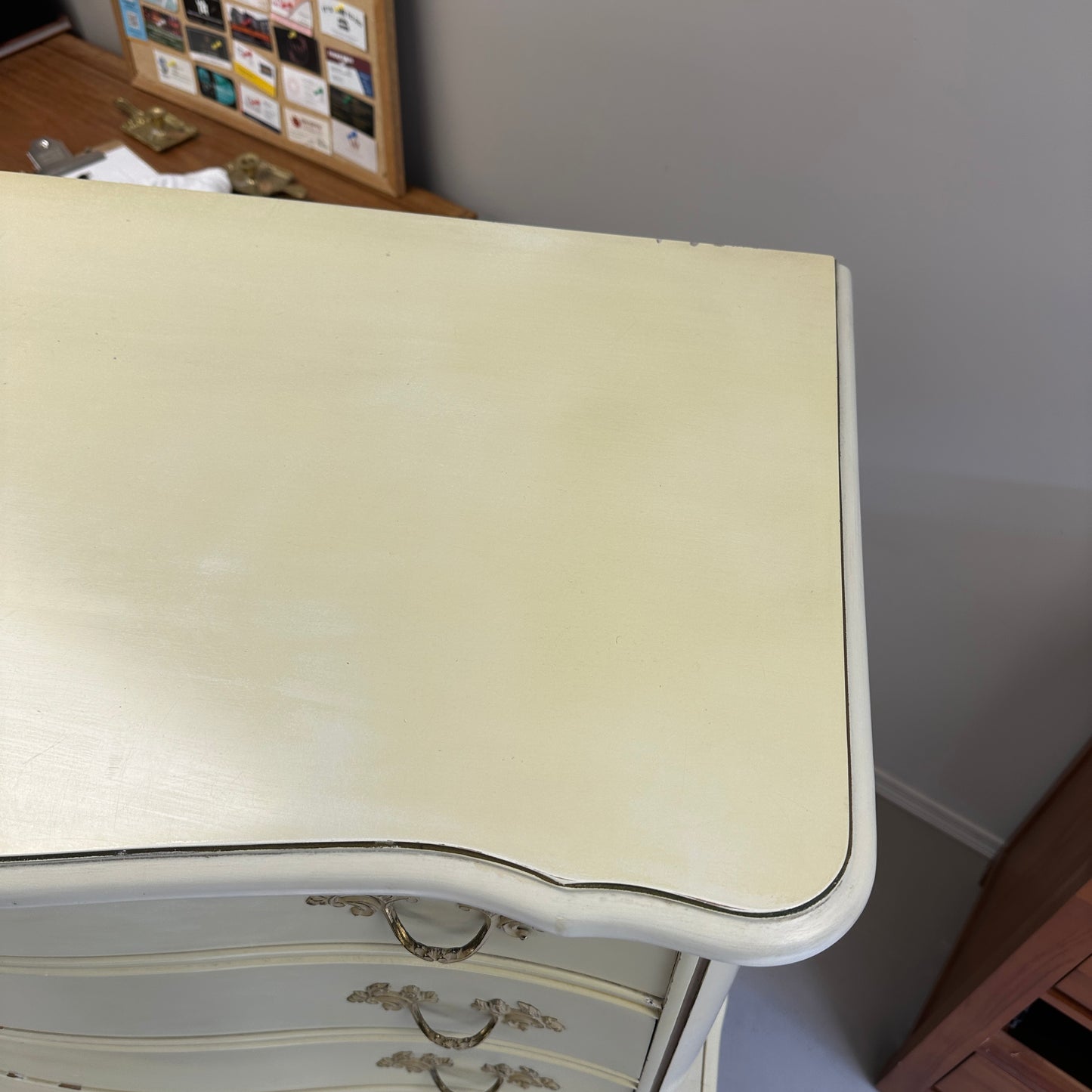 White French Provincial Highboy Dresser