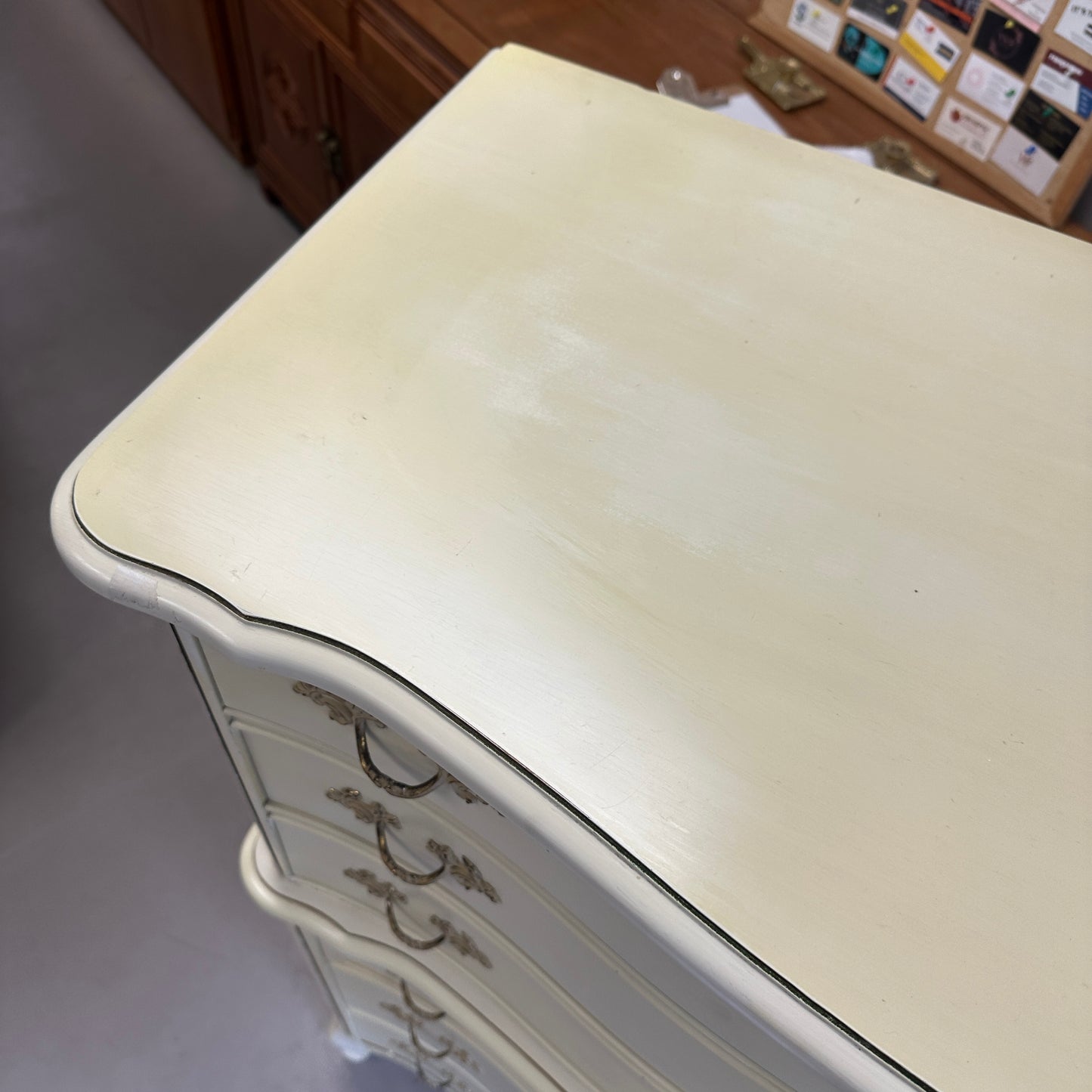 White French Provincial Highboy Dresser