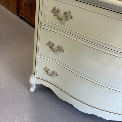 White French Provincial Highboy Dresser