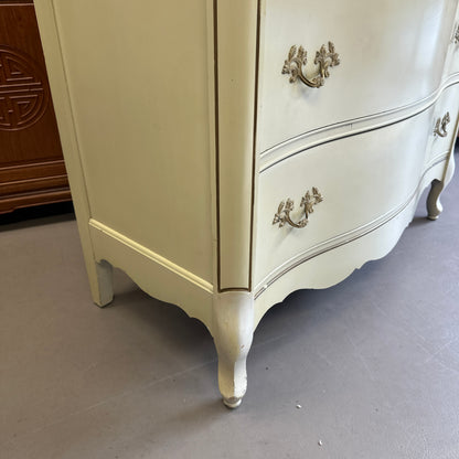 White French Provincial Highboy Dresser