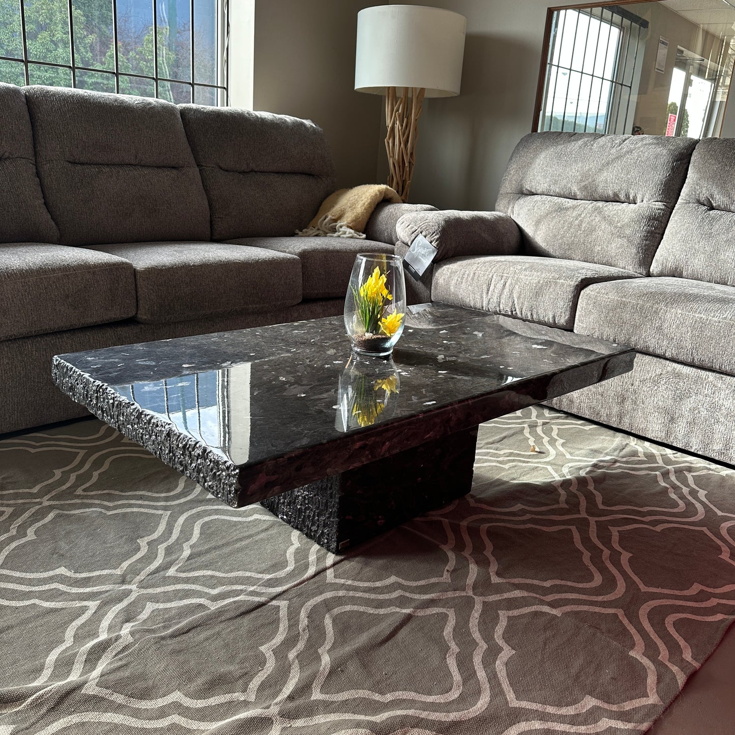Lavamar Natural Stone Coffee Table - Made in Italy