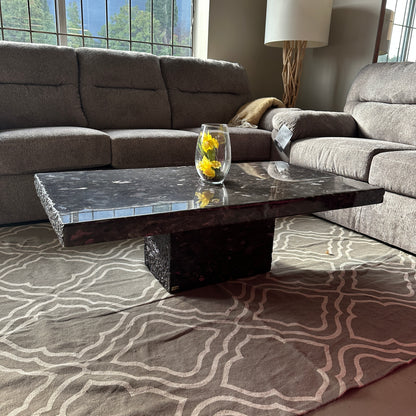 Lavamar Natural Stone Coffee Table - Made in Italy