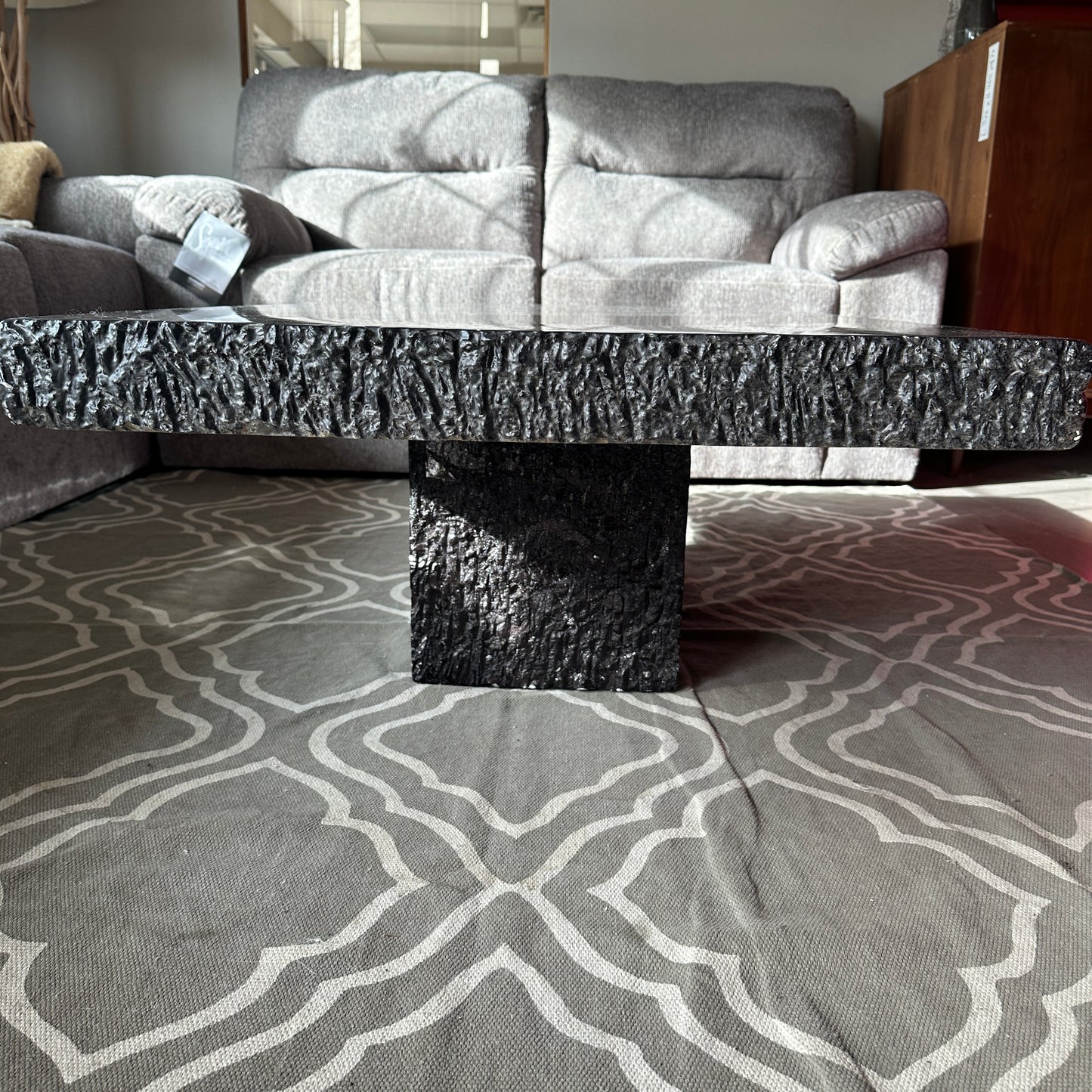 Lavamar Natural Stone Coffee Table - Made in Italy