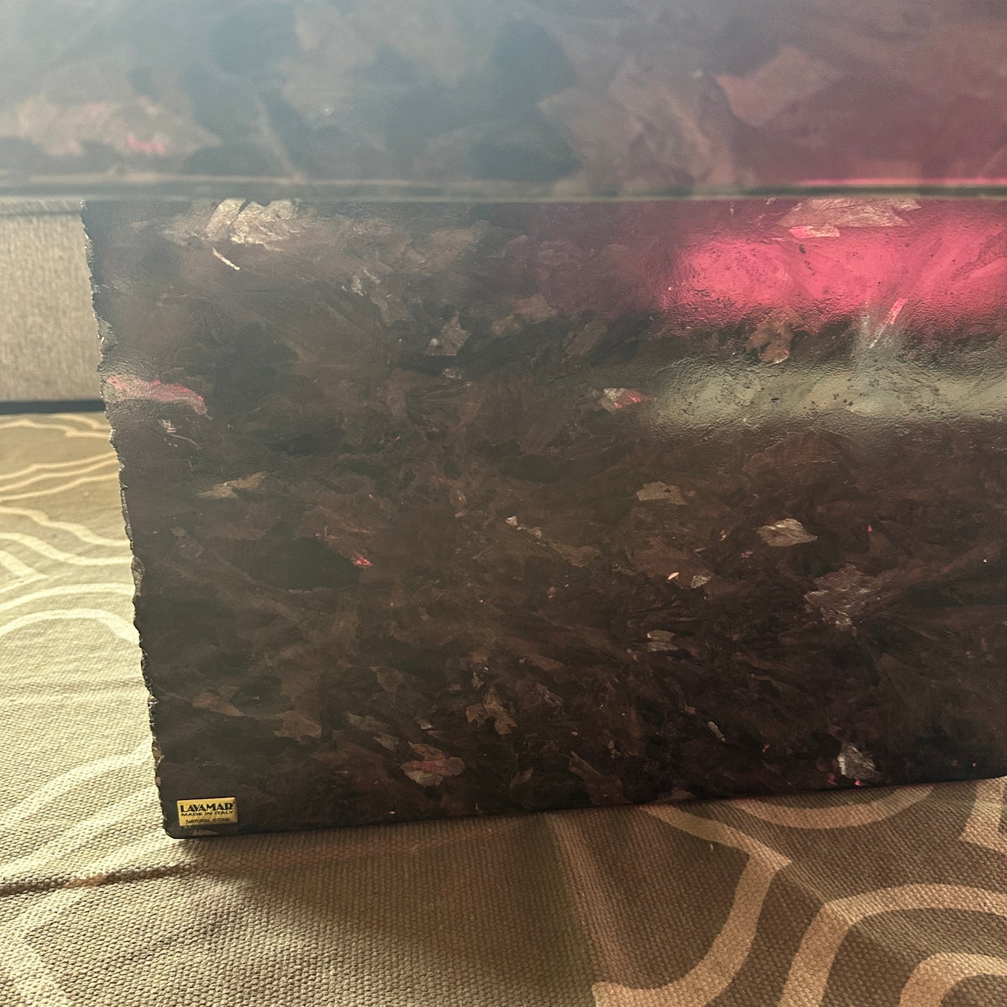 Lavamar Natural Stone Coffee Table - Made in Italy