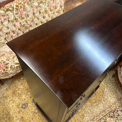 Solid Wood Dark Brown Highboy Dresser