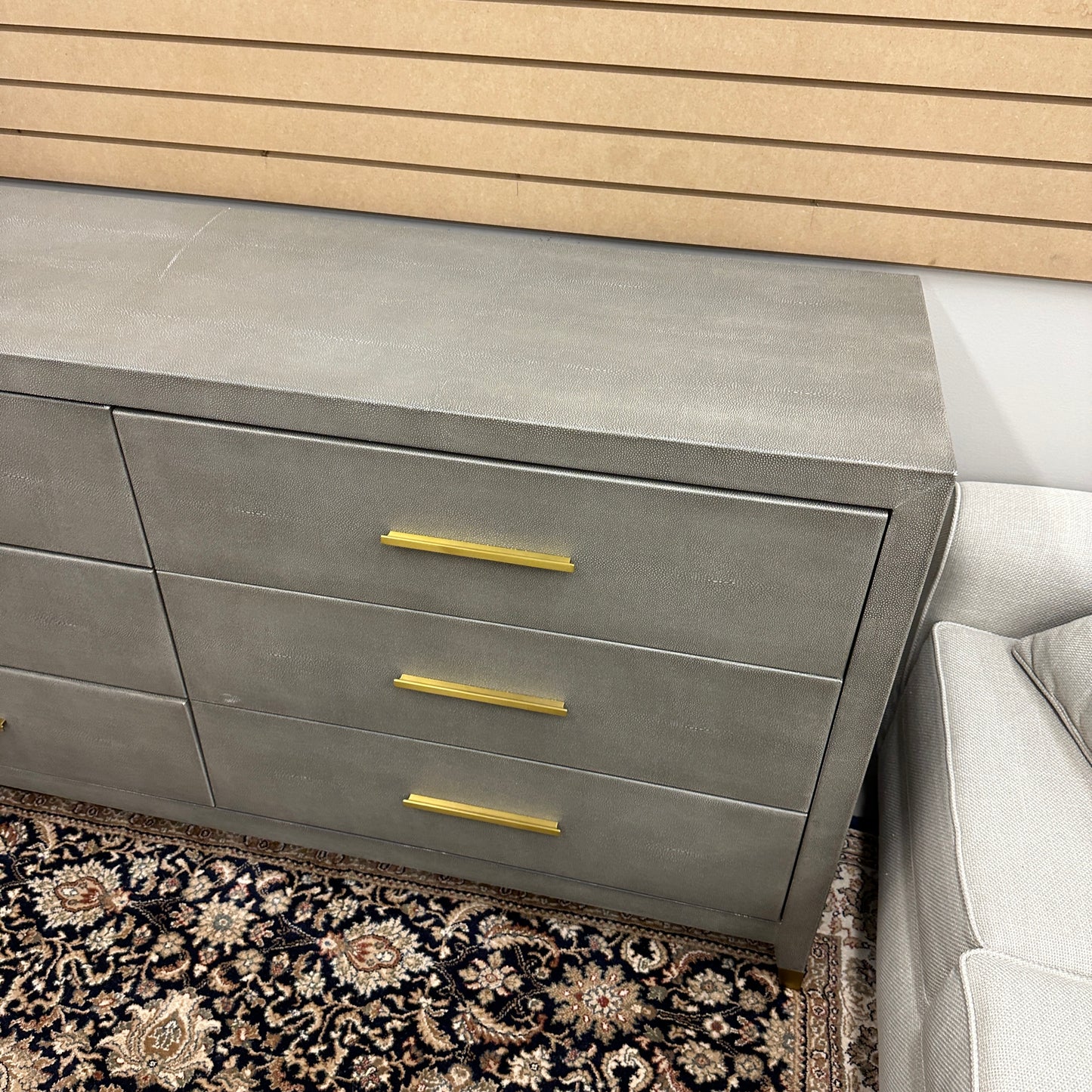 Restoration Hardware Graydon Shagreen Dresser