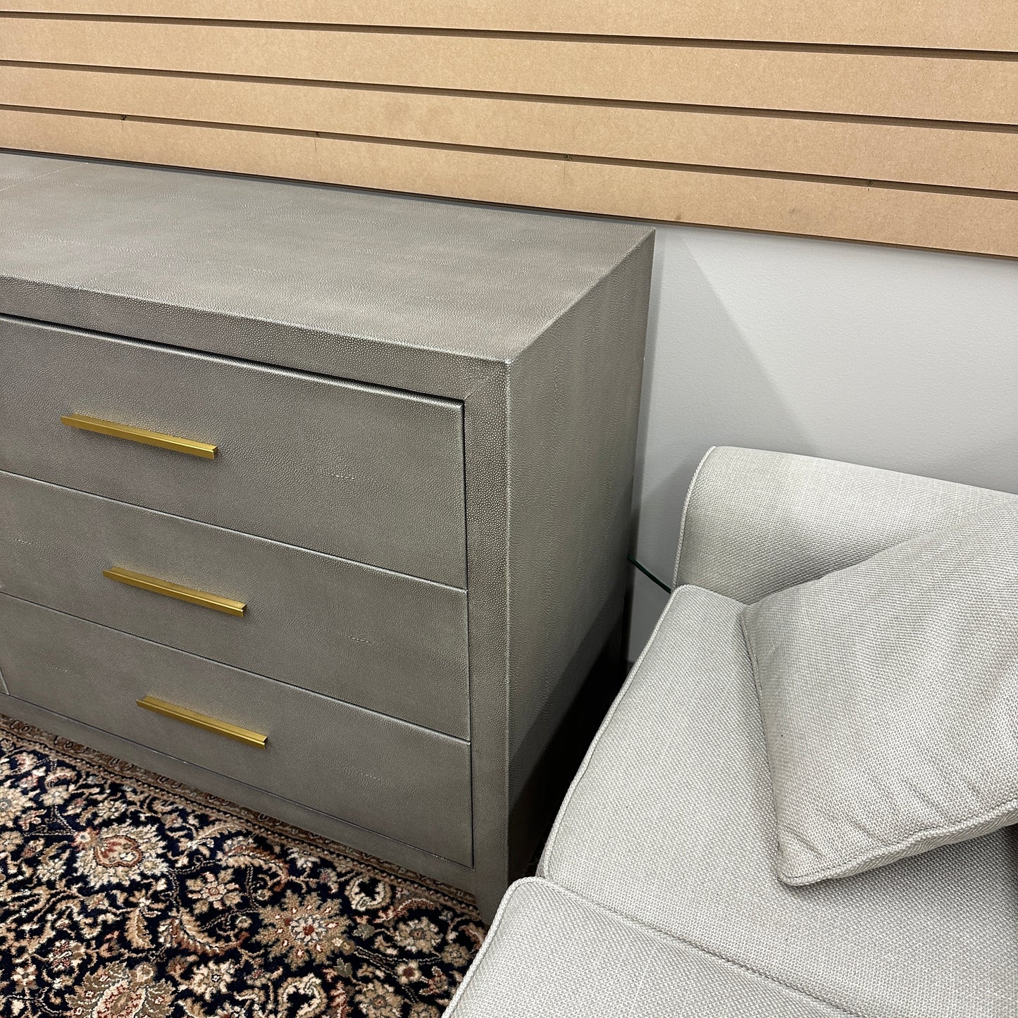 Restoration Hardware Graydon Shagreen Dresser