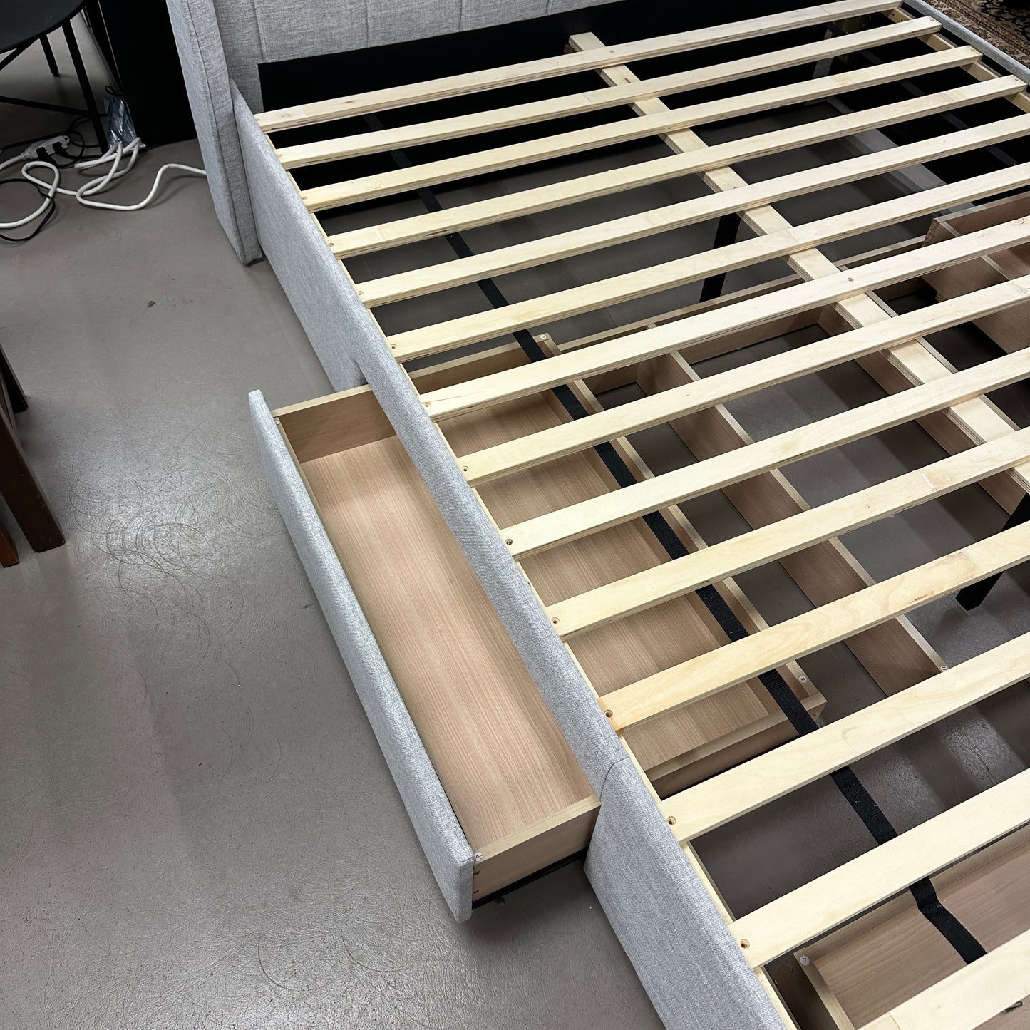 Shasta Upholstered Bedframe - Queen