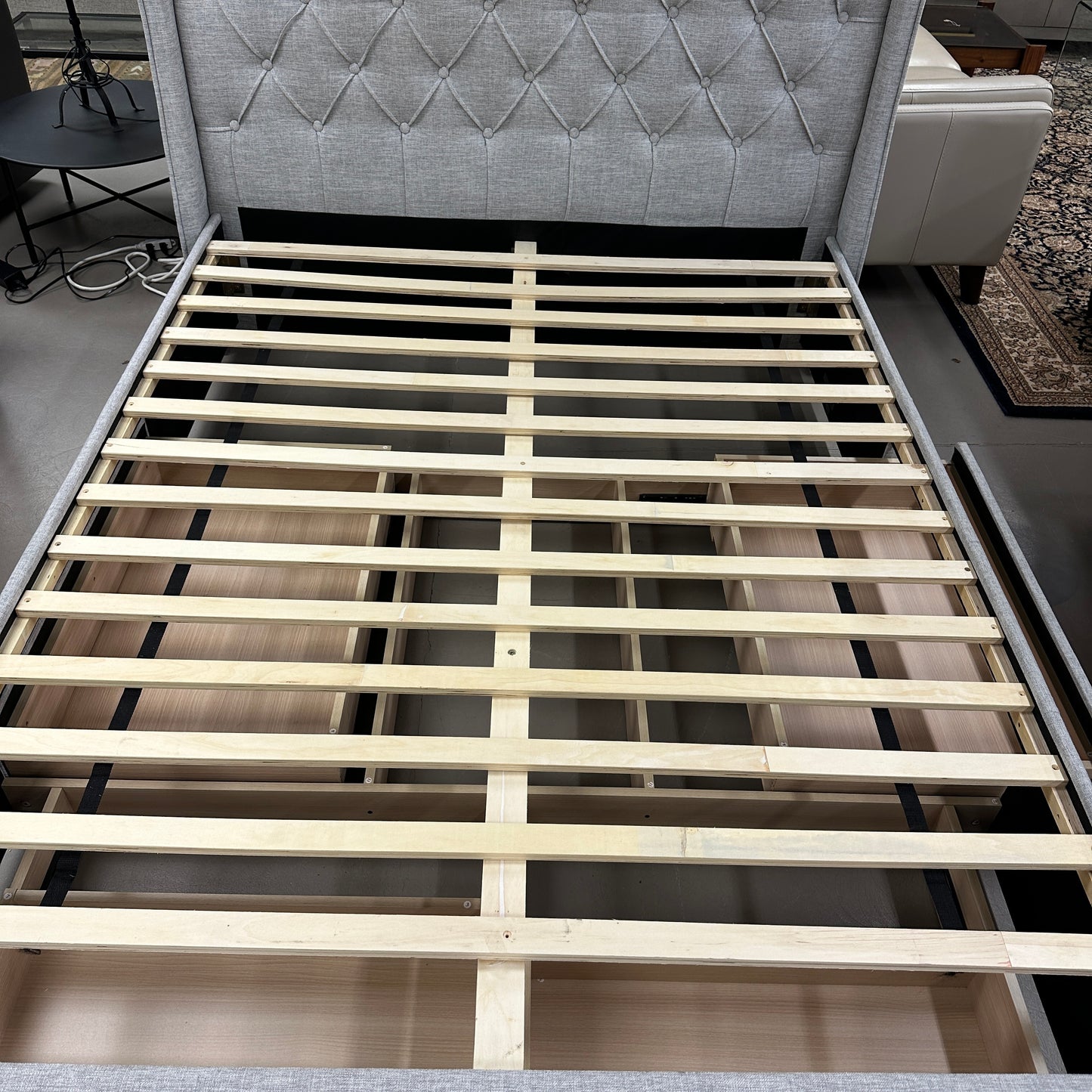 Shasta Upholstered Bedframe - Queen