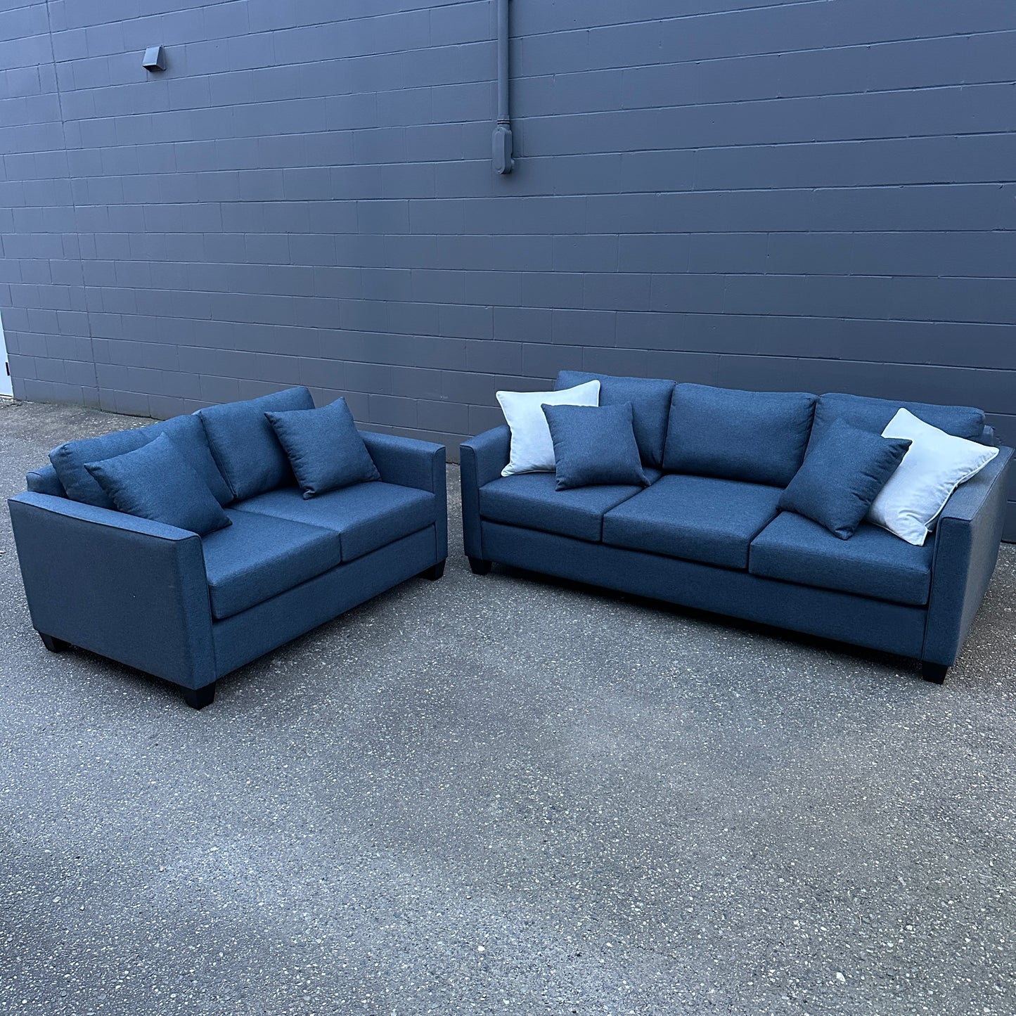 Arora Fabric Sofa Set  (Couch and Love Seat)