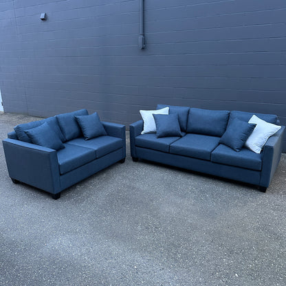 Arora Fabric Sofa Set  (Couch and Love Seat)