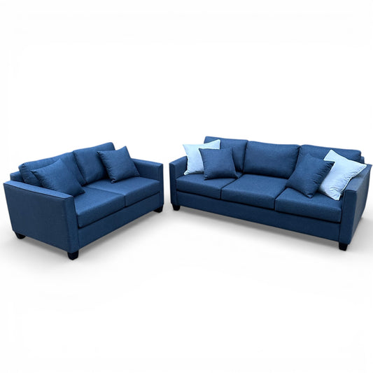 Arora Fabric Sofa Set  (Couch and Love Seat)