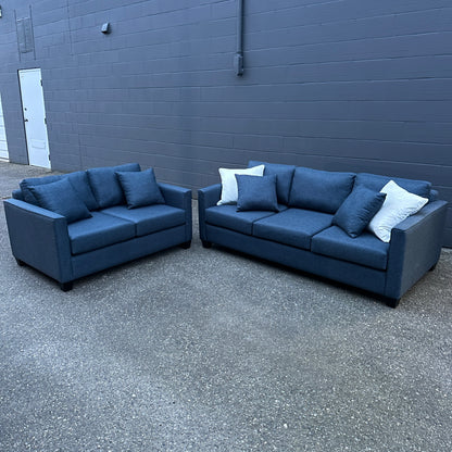 Arora Fabric Sofa Set  (Couch and Love Seat)