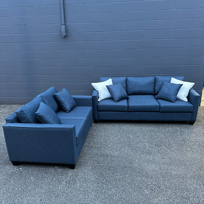 Arora Fabric Sofa Set  (Couch and Love Seat)
