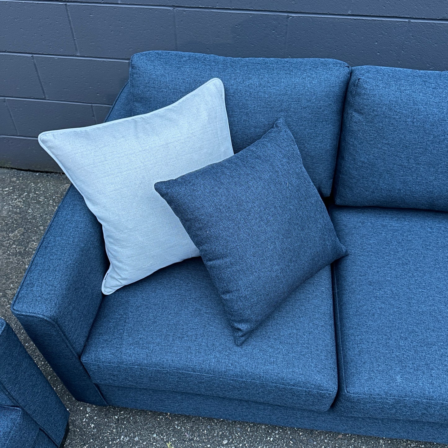 Arora Fabric Sofa Set  (Couch and Love Seat)