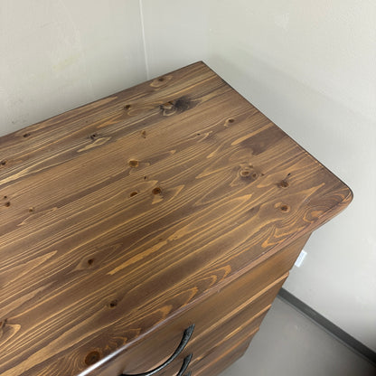 Solid Wood 5 Drawers Highboy Dresser