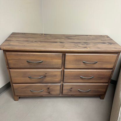 Solid Wood 6 Drawers Dresser