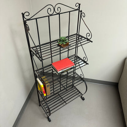 Four-Tiered Metal Shelf