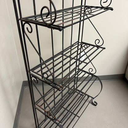 Four-Tiered Metal Shelf