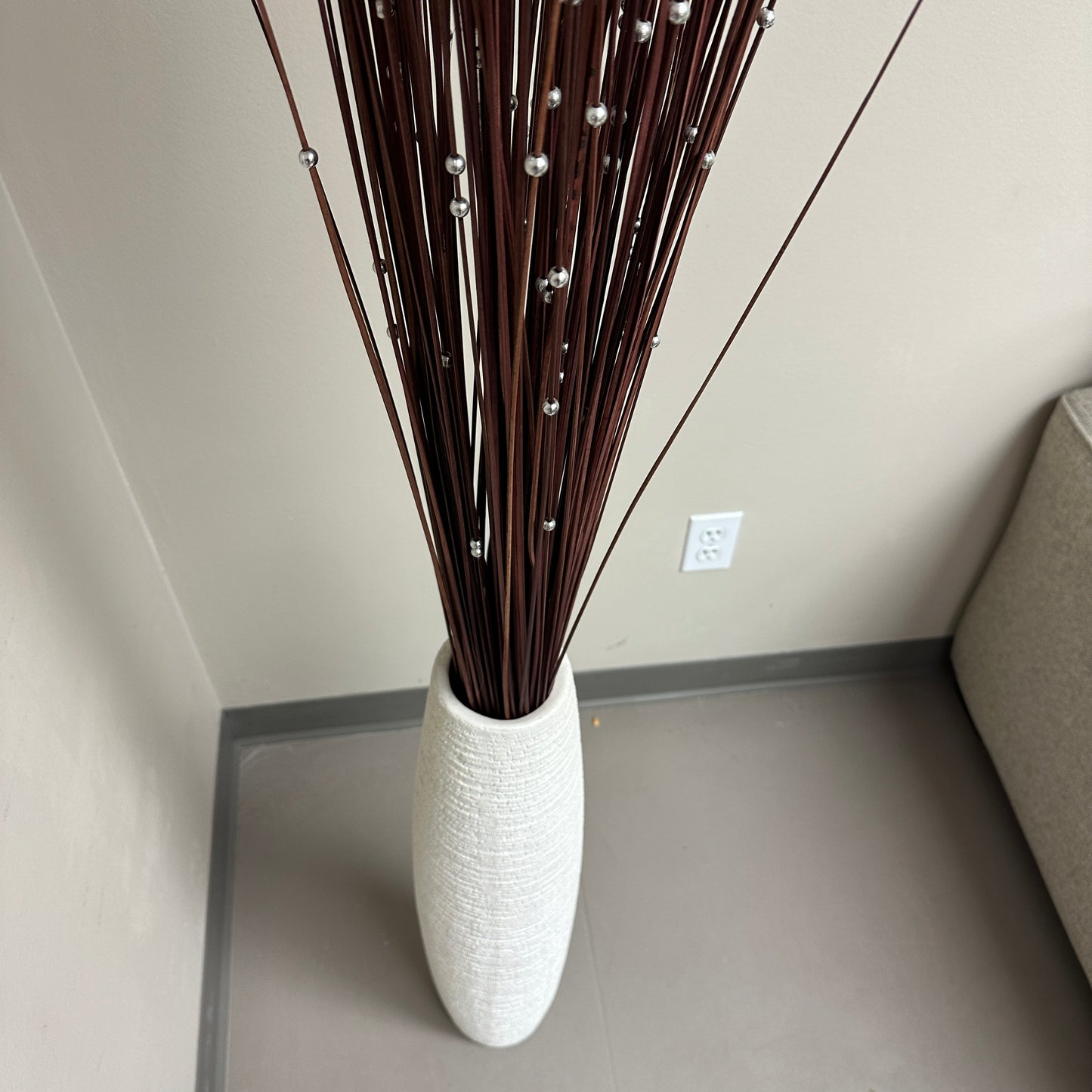 Willow Decorative Branches with Vase