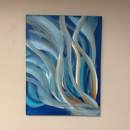 Abbotsford Artist - Wave Abstract Painting