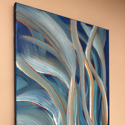 Abbotsford Artist - Wave Abstract Painting