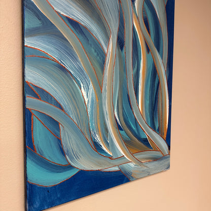 Abbotsford Artist - Wave Abstract Painting