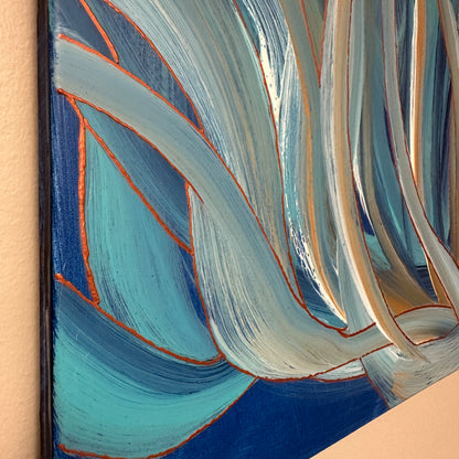 Abbotsford Artist - Wave Abstract Painting