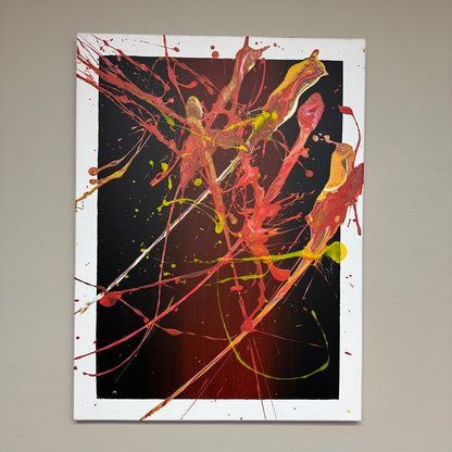 Abbotsford Artist - Splashed Abstract Painting