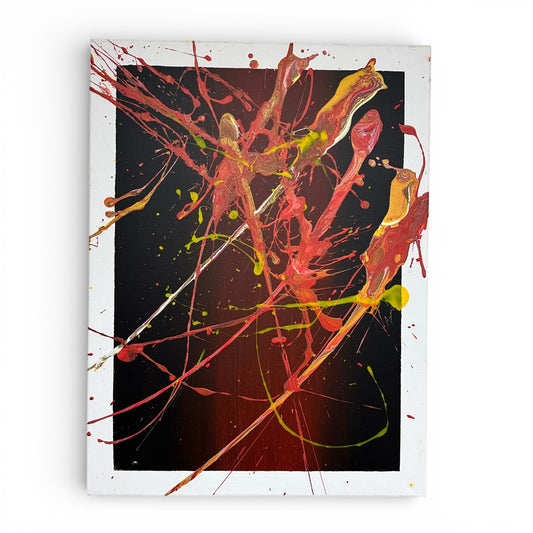 Abbotsford Artist - Splashed Abstract Painting