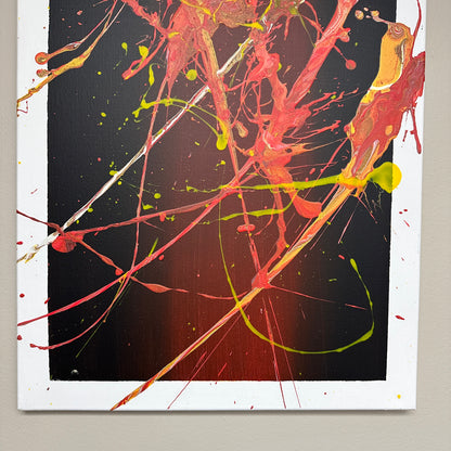 Abbotsford Artist - Splashed Abstract Painting