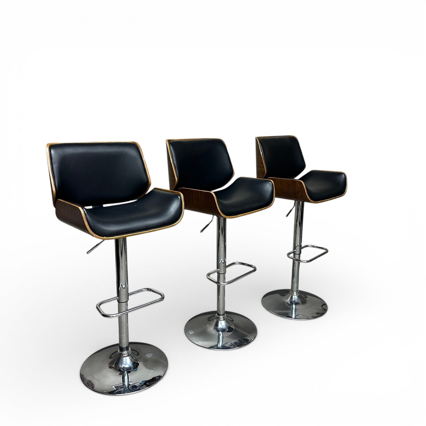 Swivel Adjustable Height Counter/Bar Stool (set of 3)