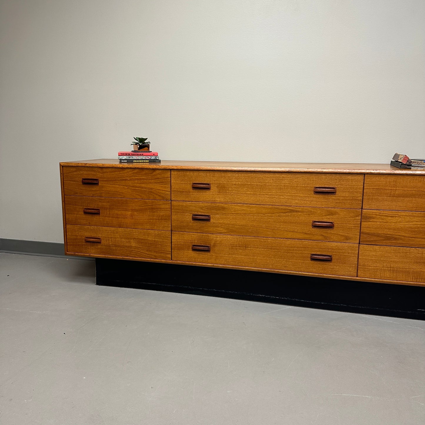 Mid-Century Modern Teak Credenza and Armoire