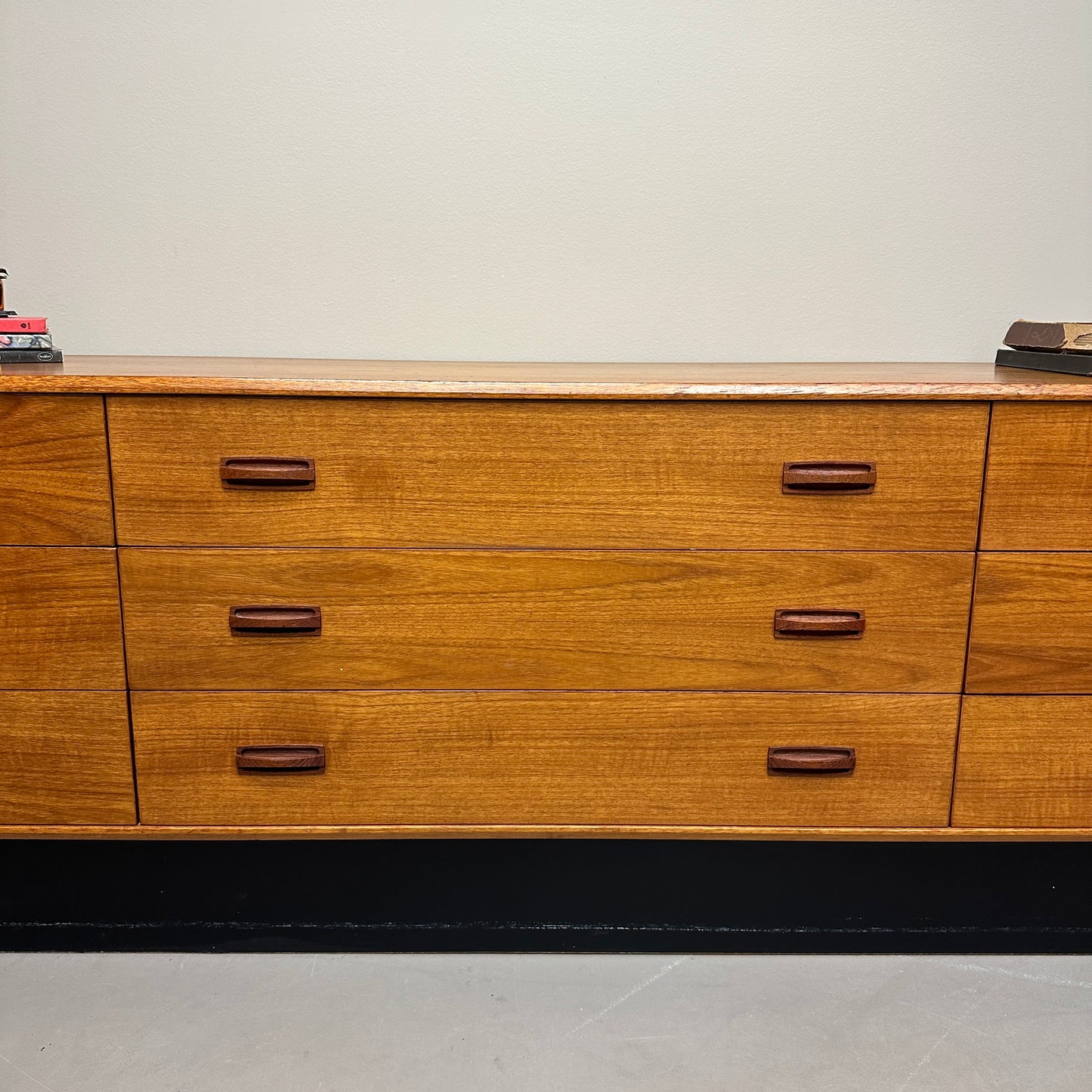 Mid-Century Modern Teak Credenza and Armoire