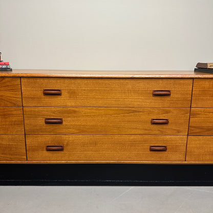 Mid-Century Modern Teak Credenza and Armoire