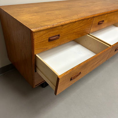 Mid-Century Modern Teak Credenza and Armoire