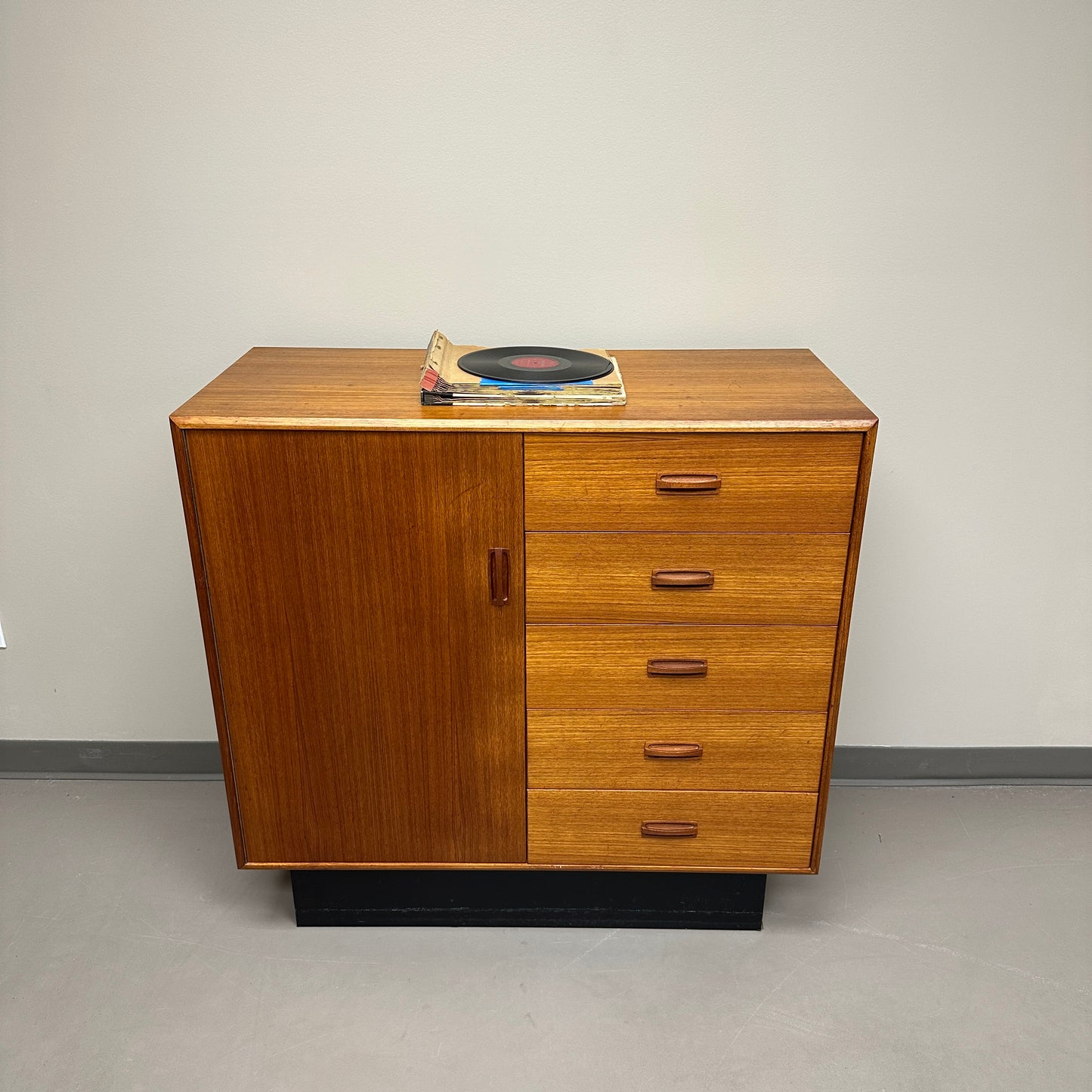 Mid-Century Modern Teak Credenza and Armoire