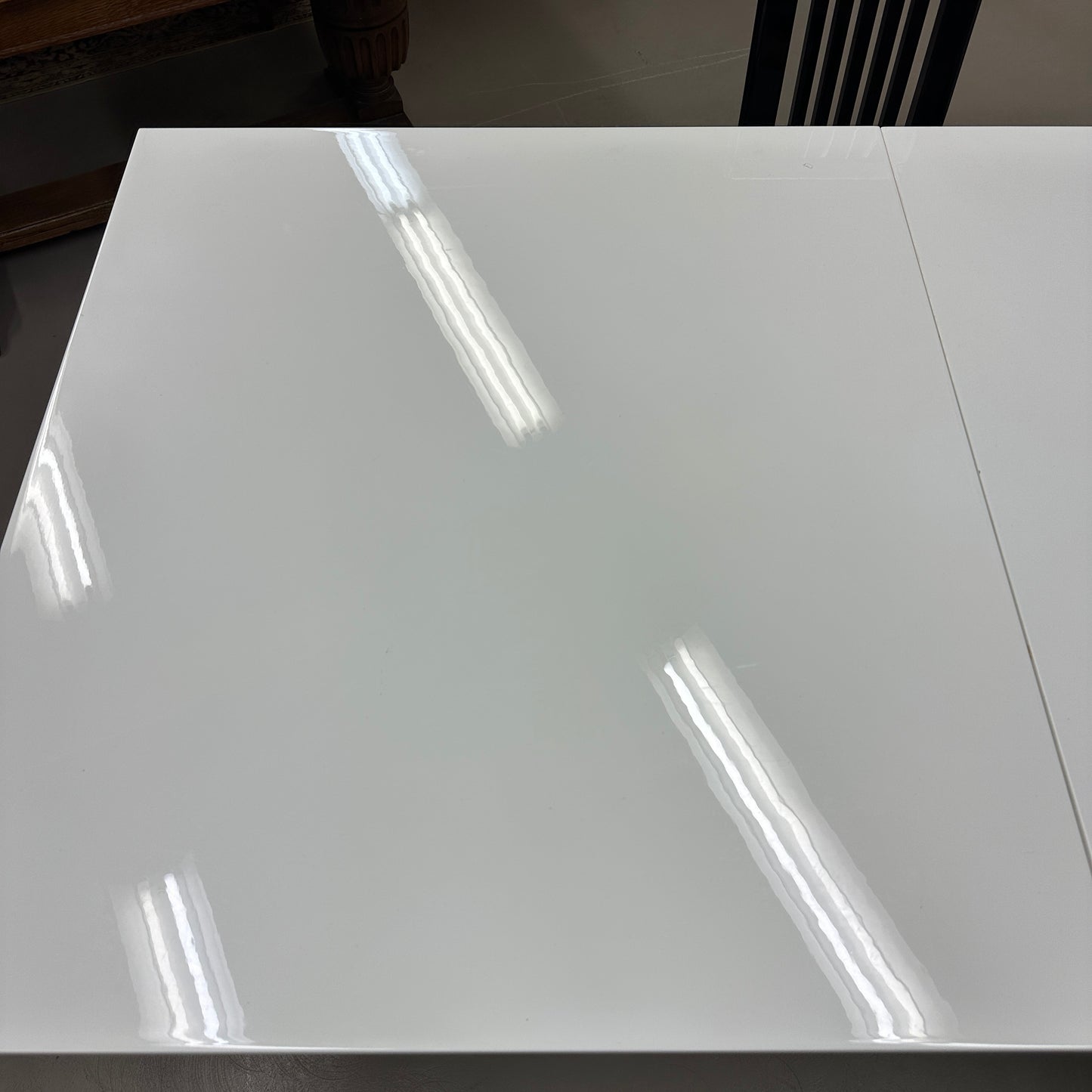 High-End Extendable Dining Table with Italian Dining Chairs