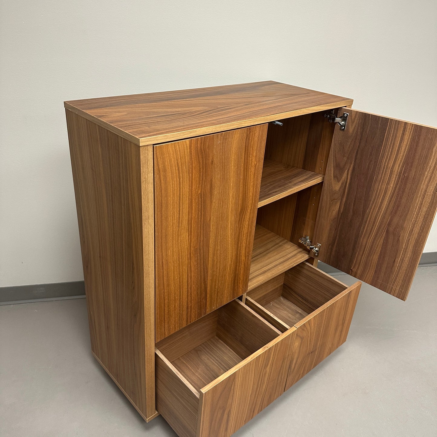 Walnut Stockholm Cabinet with Drawers