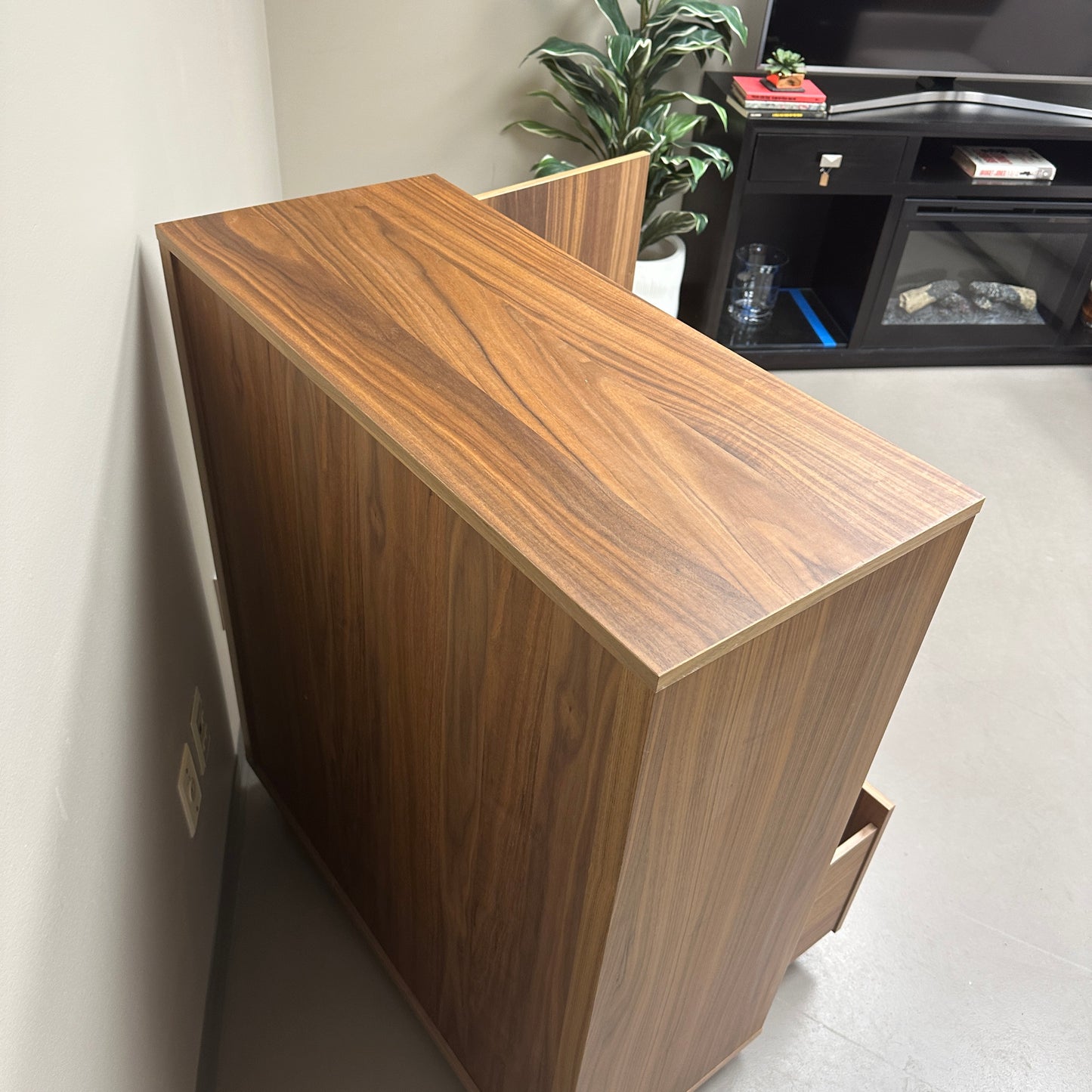 Walnut Stockholm Cabinet with Drawers