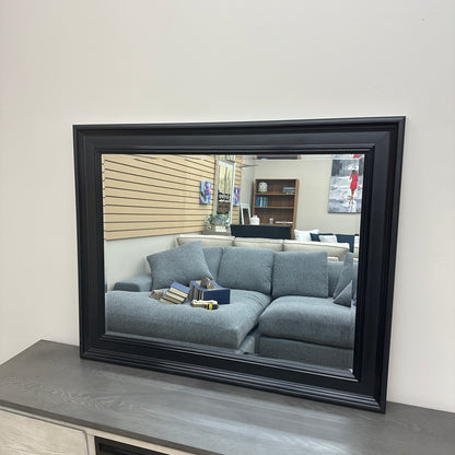 Black-Framed Wall Mirror