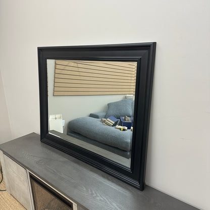 Black-Framed Wall Mirror