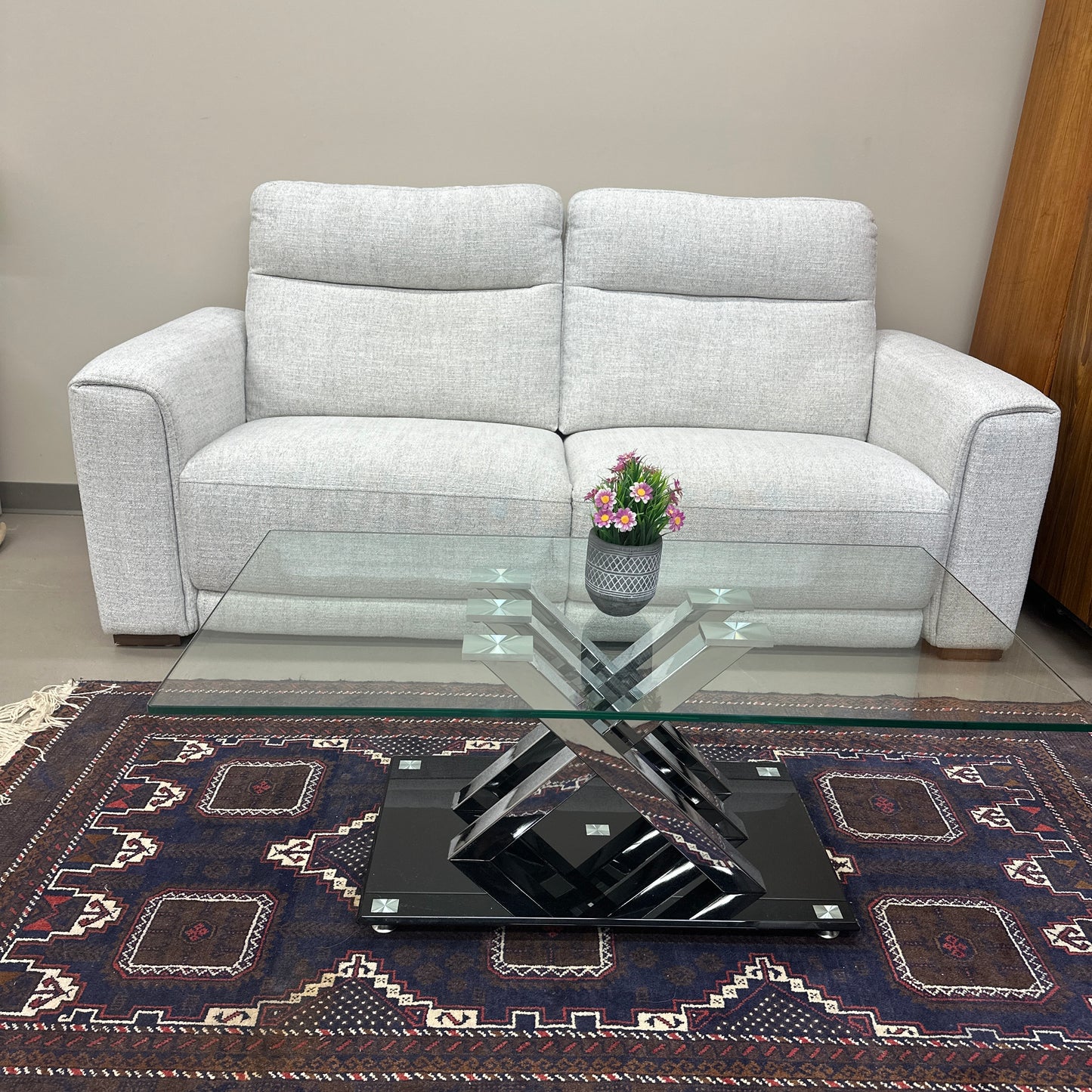 Brassex Glass Cocktail Table