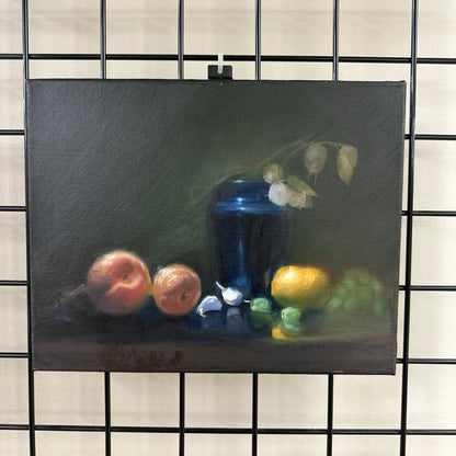 Abbotsford Artist - Blue Vase(Still Life) Oil Paiting
