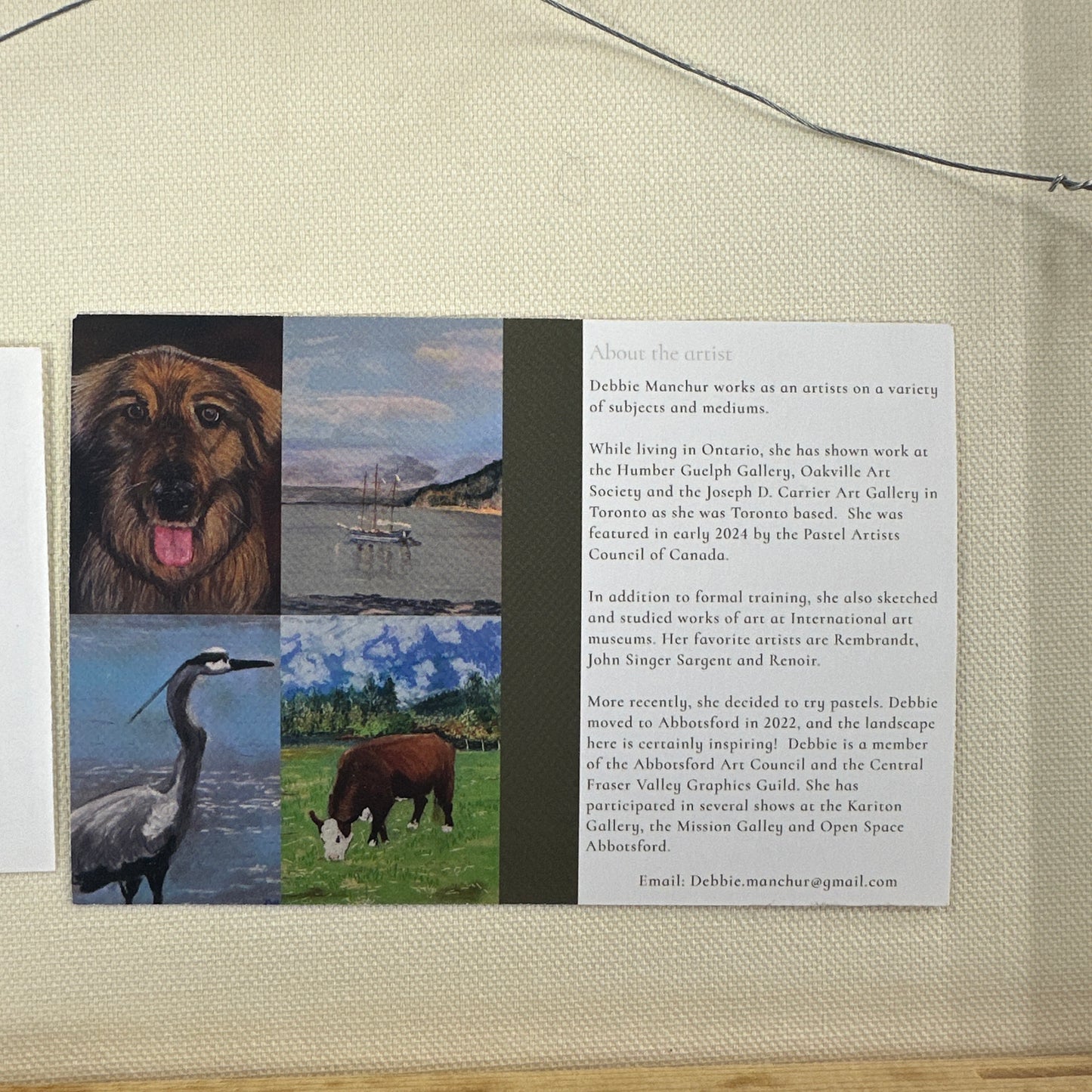 Abbotsford Artist - Blue Vase(Still Life) Oil Paiting