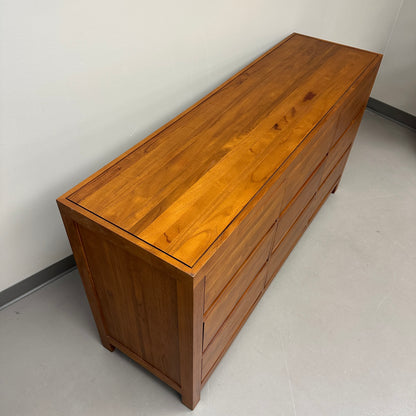 Klass 9 Drawers Solid Teak Dresser
