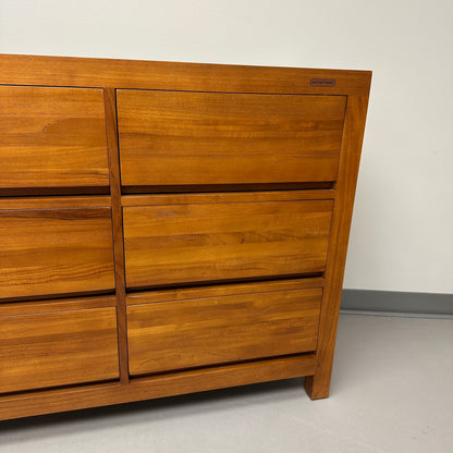 Klass 9 Drawers Solid Teak Dresser