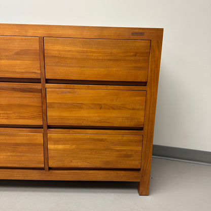 Klass 9 Drawers Solid Teak Dresser