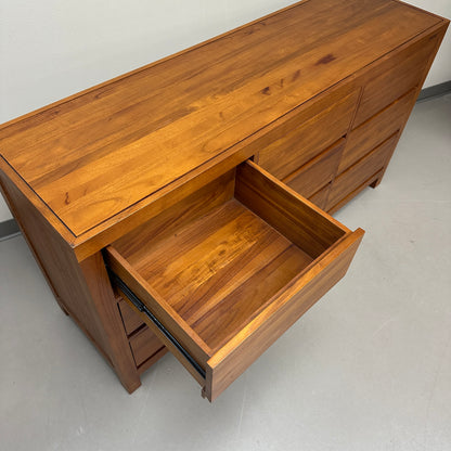 Klass 9 Drawers Solid Teak Dresser