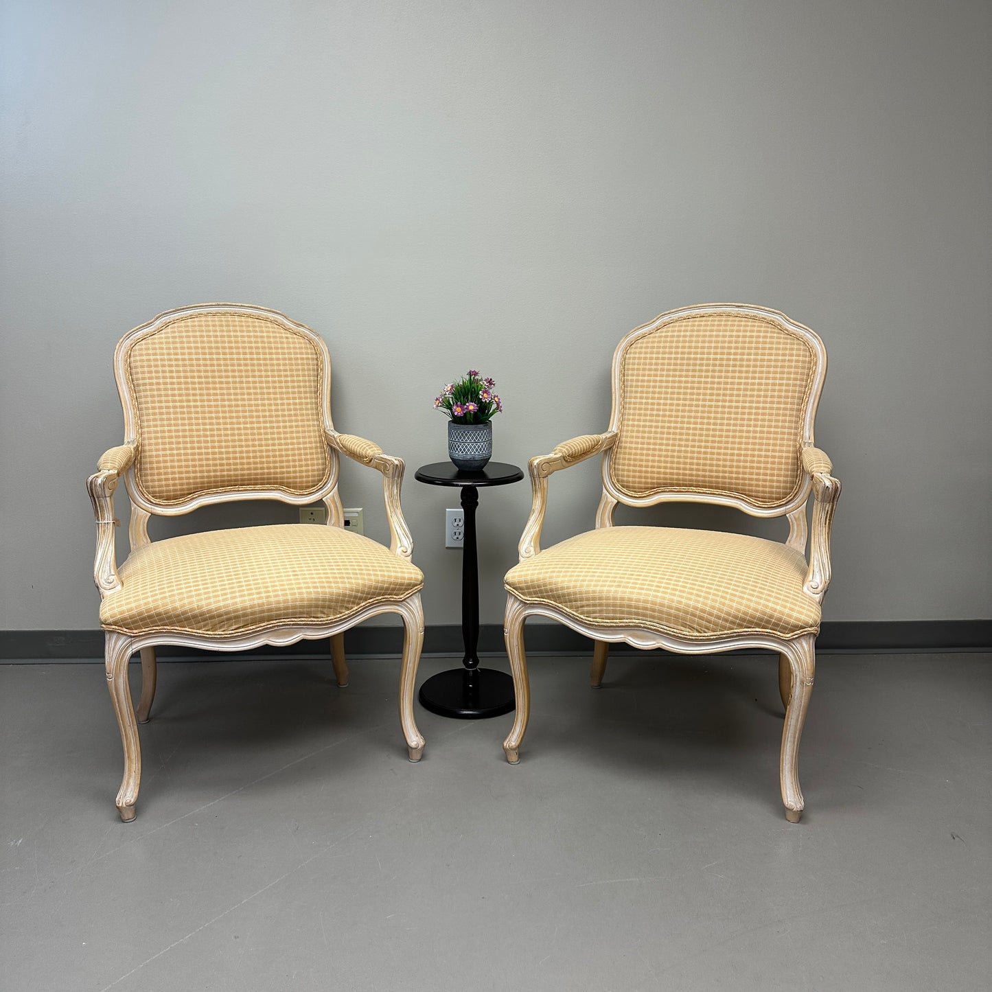 Vintage French Provincial Accent Chairs (x2)